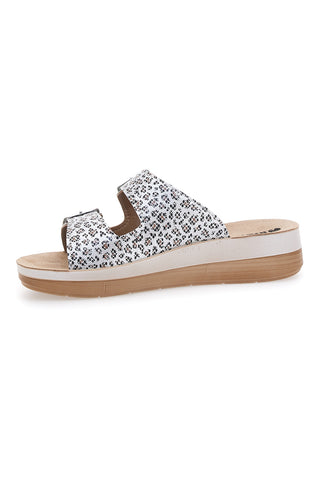 Ciabatte con Doppia Fibbia Leopardate Inblu 14 FT