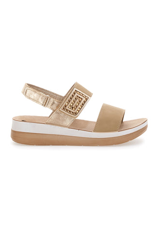 Sandsandalen mit Plateau und Slingback-Riemen Inblu 17 FT