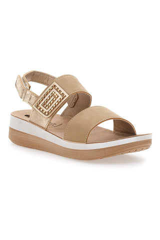Sandsandalen mit Plateau und Slingback-Riemen Inblu 17 FT