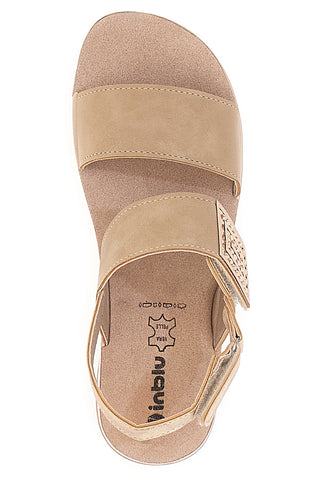 Sandsandalen mit Plateau und Slingback-Riemen Inblu 17 FT