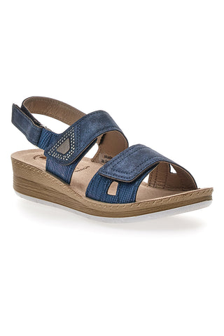 Slingback-Sandalen Navy Comfort Inblu 55 FC