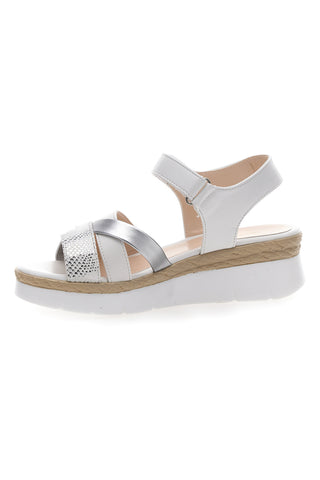 Sandali Bianchi Con Platform Mariella Burani 50632
