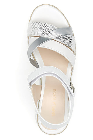 Sandali Bianchi Con Platform Mariella Burani 50632