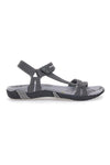 Sandali Grigi Con Strappo In Velcro Overland 5415