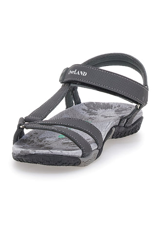 Sandali Grigi Con Strappo In Velcro Overland 5415