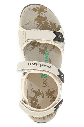 Sandali Sportivi Beige Con Strappi Overland 22324