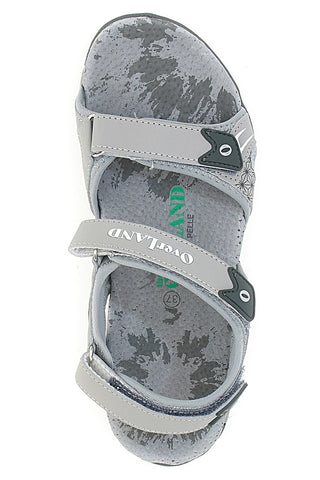 Sandali Sportivi Grigi Con Strappi Overland 22324