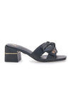 Mules con Tacco Nere Laura Biagiotti 8510