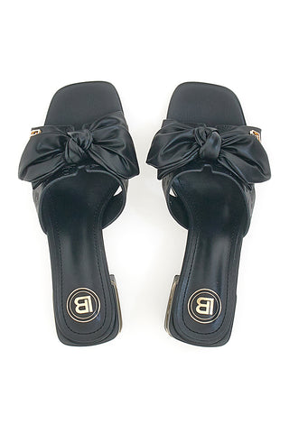 Mules con Tacco Nere Laura Biagiotti 8510