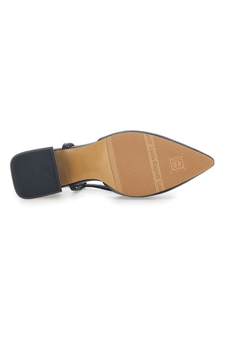 Schwarze Slingback-Pumps Laura Biagiotti 8604
