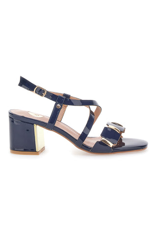 Le Havre Paris Blaue Sandaletten 242B