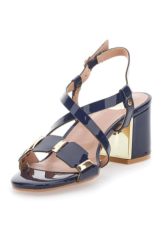 Le Havre Paris Blaue Sandaletten 242B
