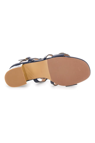 Le Havre Paris Blaue Sandaletten 242B
