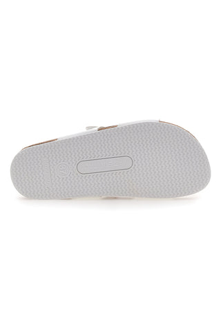 Ciabatte Bianche con Fibbie Pittarello Eco 335006