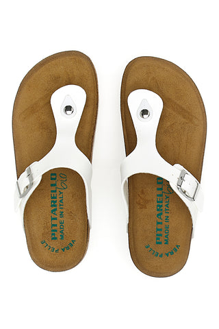 Pittarello Bio Weiße Flip-Flops-Hausschuhe 3352177