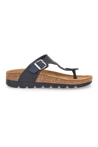 Pittarello Bio Black Flip Flops Hausschuhe 3352177
