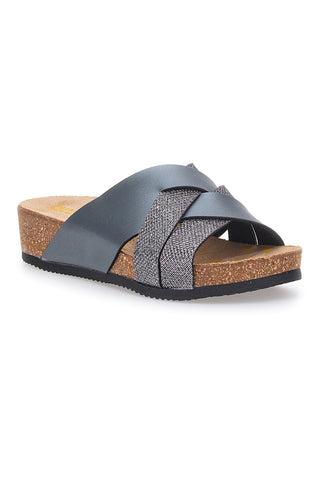 Ciabatte da donna nere con fascetta in strass Inblu Ciabatte da donna nere con fascetta in strass Inblu
