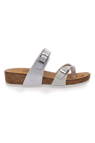 Pittarello Bio Weiße Flip-Flops-Hausschuhe 293312