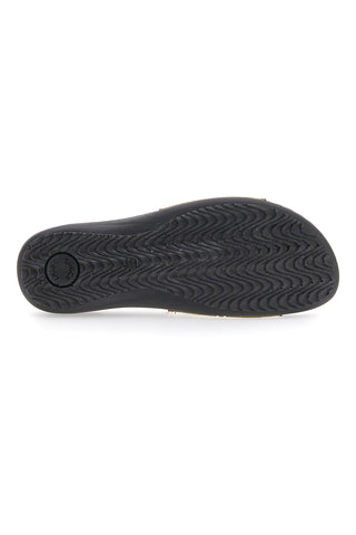 Ciabatte Bianche Con Morsetto e Sottopiede in Pelle Tiglio 4310