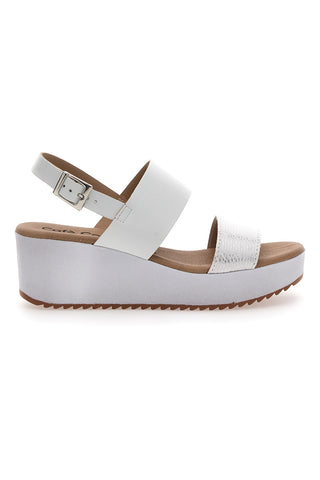 Weiße Cafè-Plateausandalen kosten 3612