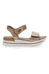 Weiße Cafè-Plateausandalen kosten 272429