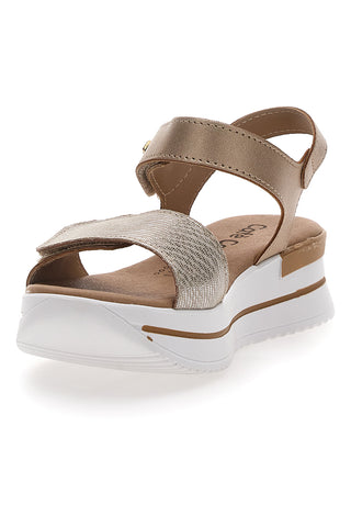 Weiße Cafè-Plateausandalen kosten 272429