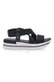 Schwarze Cafè-Plateausandalen kosten 272045