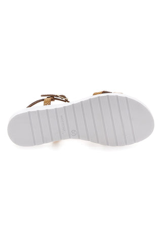 Braune Sandalen, hergestellt in Italien, Mio Tempo 8864