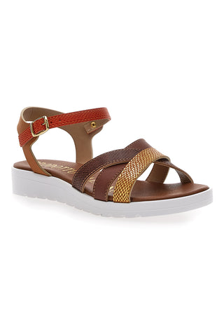 Sandalen mit Riemen, hergestellt in Italien, Mio Tempo 8140