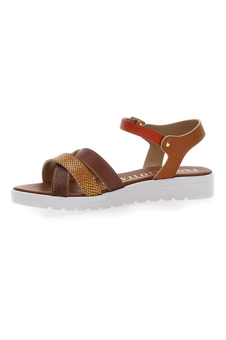 Sandalen mit Riemen, hergestellt in Italien, Mio Tempo 8140