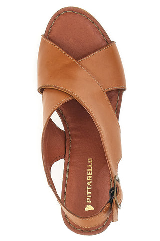Braune Sandalen mit Pittarello-Absatz 1146204