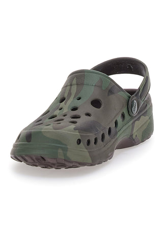 Ciabatte Clogs in Gomma Camouflage Woz 9