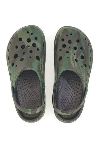 Ciabatte Clogs in Gomma Camouflage Woz 9