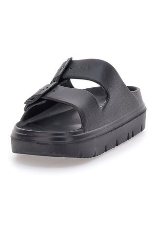 Ciabatte Nere Chunky da Donna Woz 10