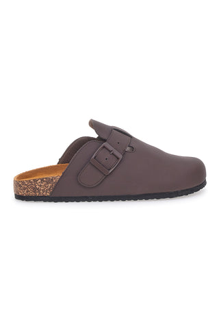Braune Clogs mit Sweet Years-Schnalle 8384