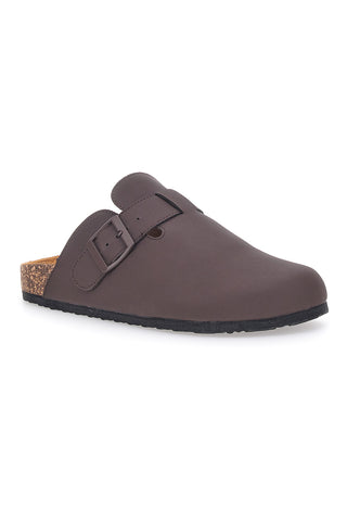 Braune Clogs mit Sweet Years-Schnalle 8384