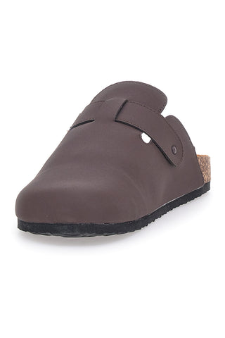 Braune Clogs mit Sweet Years-Schnalle 8384