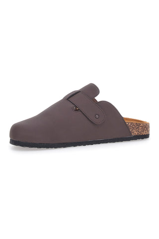 Braune Clogs mit Sweet Years-Schnalle 8384