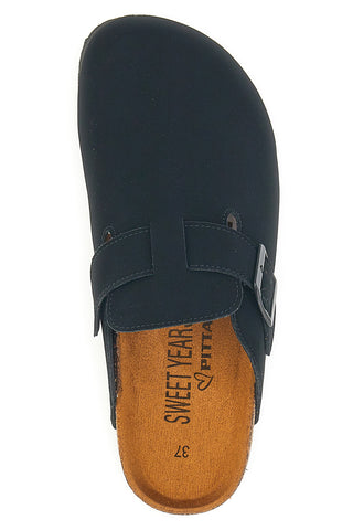 Schwarze Clogs mit Sweet Years-Schnalle 8384