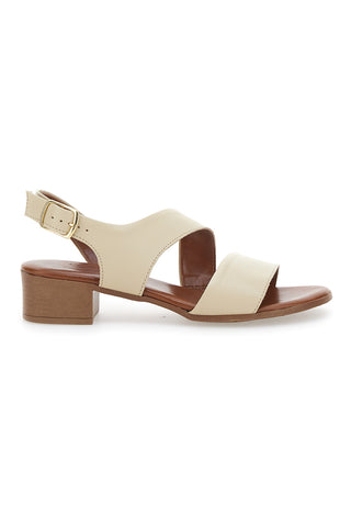 Sandali Sand In Vera Pelle Con Tacco 4 Cm Pittarello Look 243080