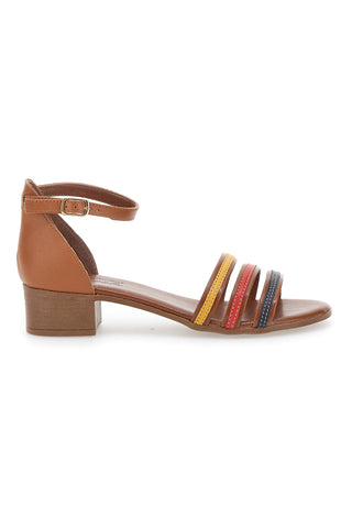 Sandali Multicolor in Vera Pelle Pittarello Look 243130
