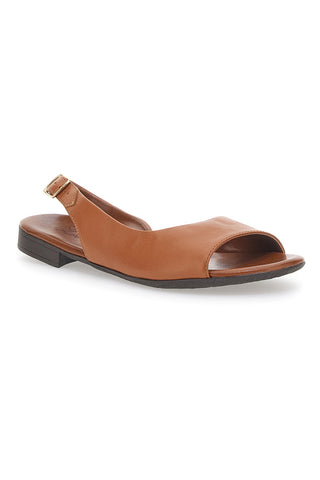 Flache Brandy-Sandalen aus echtem Leder im Pittarello-Look 225110