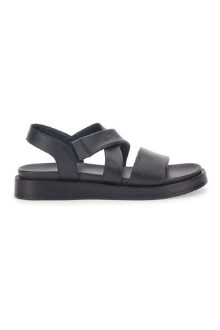 Sandali Neri In Vera Pelle Pittarello Capsule 28068