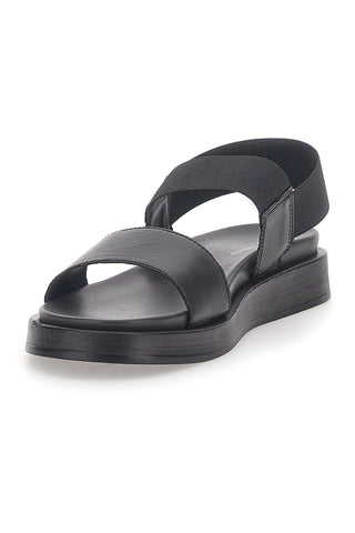 Sandali in Vera Pelle Nera Pittarello 28067