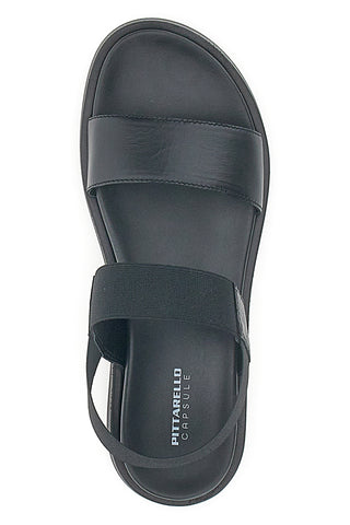 Sandali in Vera Pelle Nera Pittarello 28067