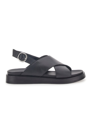 Sandali in Vera Pelle Neri Pittarello Capsule 28063