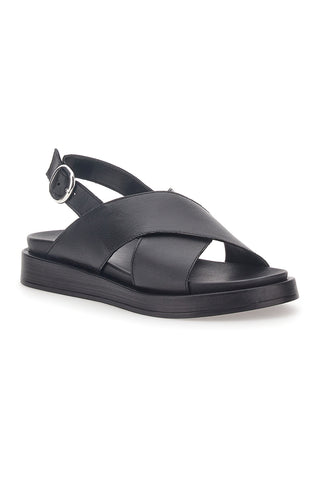 Sandali in Vera Pelle Neri Pittarello Capsule 28063