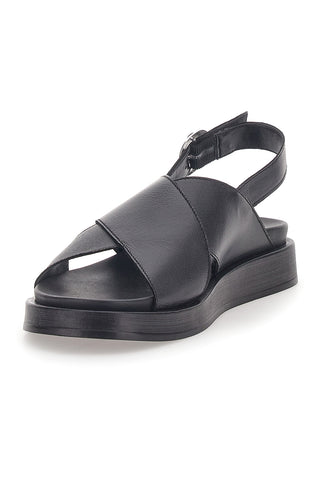 Sandali in Vera Pelle Neri Pittarello Capsule 28063