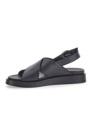 Sandali in Vera Pelle Neri Pittarello Capsule 28063
