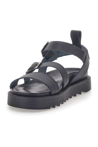 Sandali Neri in Vera Pelle da Donna Pittarello Capsule 27152